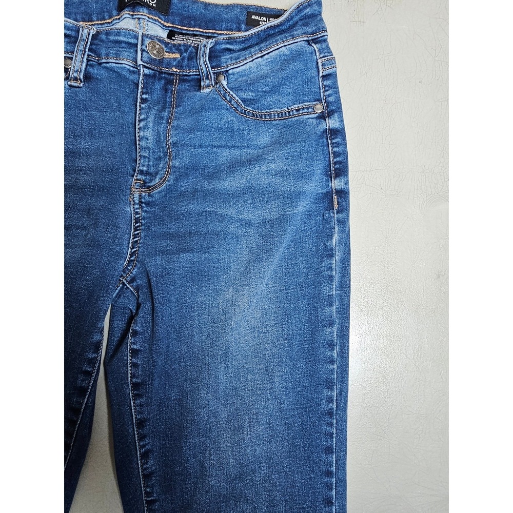 Buffalo David Bitton Avalon Mid-Rise Soft Stretch‎ Ankle Skinny Jeans Blue 4/27 - Picture 4 of 16